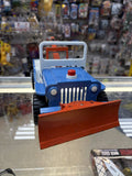 Vintage 1960s Tonka Blue Jeep CAA Plow & Tow Truck