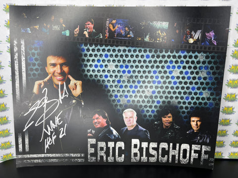 Eric Bischoff Autographed Misfit Mission Exclusive 11x14 Picture