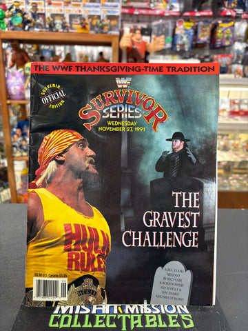WWF Presents Survivor Series 1991 Official Souvenir Edition Program
