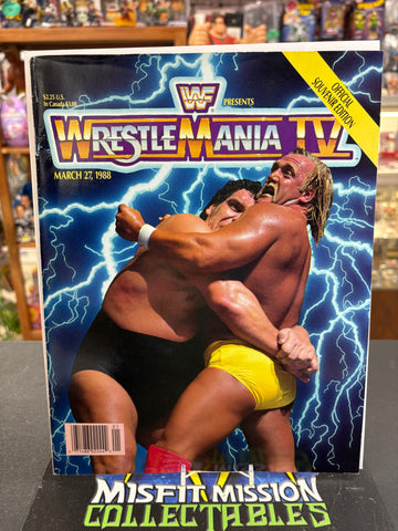 WWF Presents Wrestlemania IV (4) 1988 Official Souvenir Edition Program