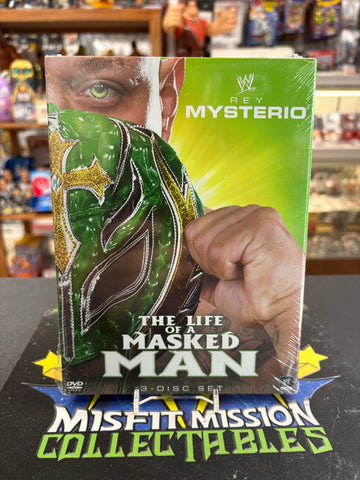 WWE Presents Rey Mysterio The Life of a Masked Man 3 Disc DVD Set (New)