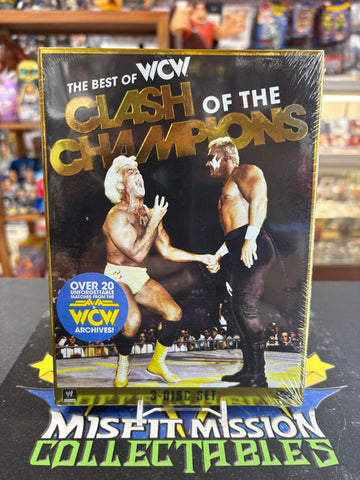 WWE Presents The Best of WCW Clash of the Chapions 3 Disc DVD Set (New)