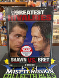 WWE Presents Greatest Rivalries Shawn Micheals Vs Bret Hart 3 Disc DVD Set (New)