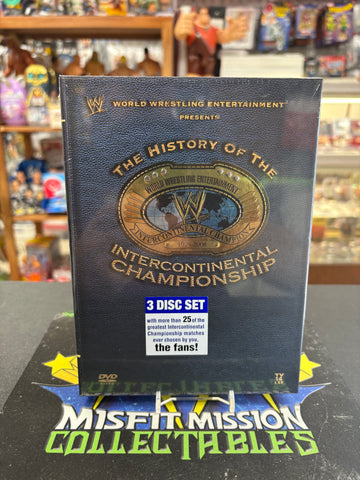 WWE Presents The History of The Intercontinental Championship 3 Disc DVD Set (New)