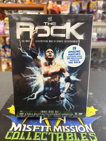 WWE Presents The Rock The Most Electrifying Man in Sports Entertainment 3 Disc DVD Set (New)