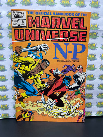 Marvel Comics Group 1983 The Official Handbook of the Marvel Universe No 8
