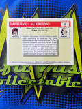 Marvel Comics 1990 Impel Trading Cards Famous Battles Daredevil vs Kingpin #95