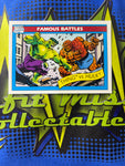Marvel Comics 1990 Impel Trading Cards Famous Battles The Thing vs The Hulk #88