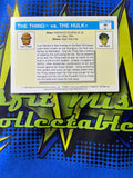 Marvel Comics 1990 Impel Trading Cards Famous Battles The Thing vs The Hulk #88