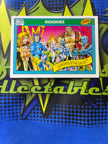 Marvel Comics 1990 Impel Trading Cards Rookies The Guardians of The Galaxy #84