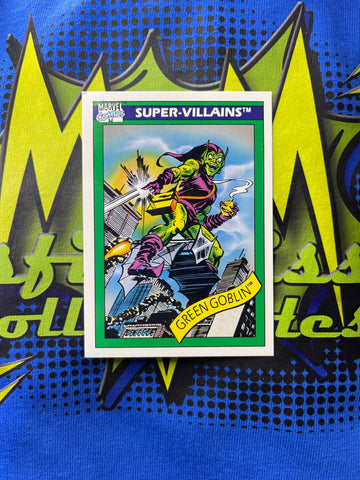 Marvel Comics 1990 Impel Trading Cards Super Villains Green Goblin #74