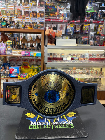 1998 Jakks Pacific WWF WWE Championship Blue Strap Foam Belt (New)
