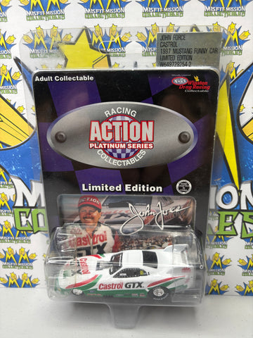 1996 NHRA Winston Drag Racing Action Platinum Series Racing Collectables Limited Edition John Force Castrol Oil Funny Car (New)