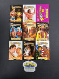 1993 WWE WWF Coliseum Video Collectors Trading Cards Set of 9 Uncut Set C