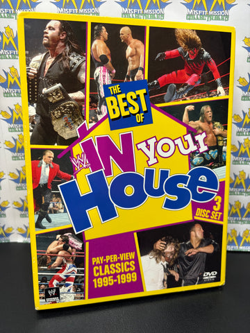 WWE DVD The Best of In Your House 3 Disc DVD Set