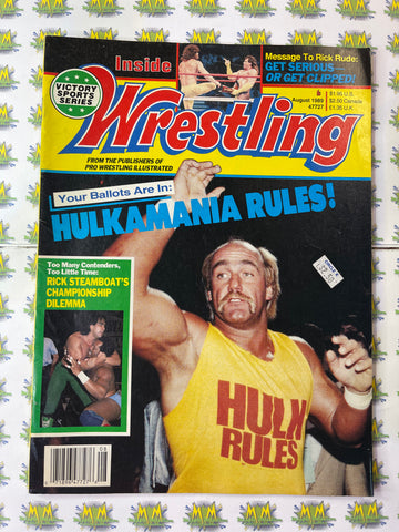 Inside Wrestling Magazine August 1989 Hulkamania Rules