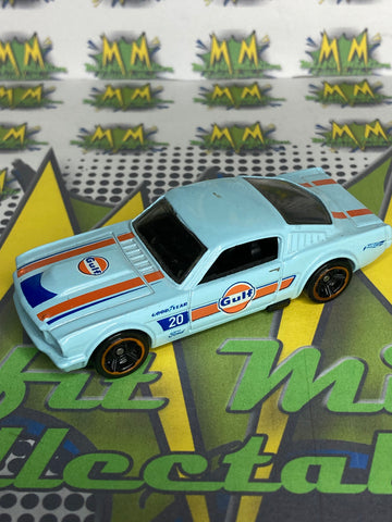 Hot Wheels 2012 1965 Mustang Blue Gulf Car