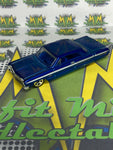 2003 Hot Wheels 1964 Impala Blue with Silver Stripe Car