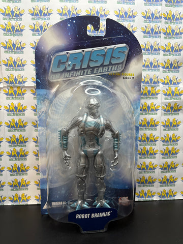 DC Direct Crisis On Infinite Earths Series 2 Robot Brainiac Action Figure (New)