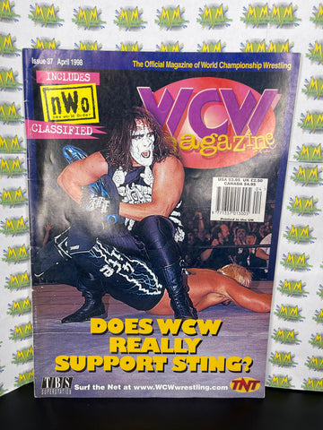 WCW Magazine Issue 37 April 1998 Sting