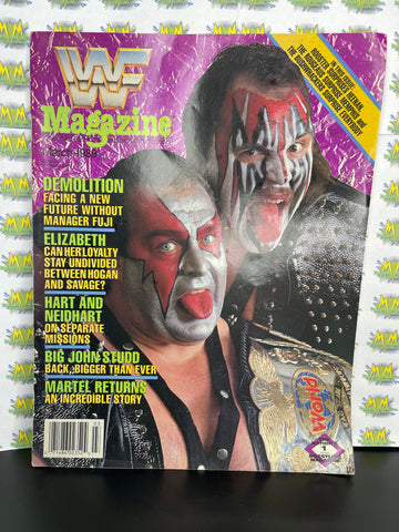 WWF Magazine March 1989 The Demolition