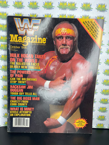 WWF Magazine October 1988 Hulk Hogan