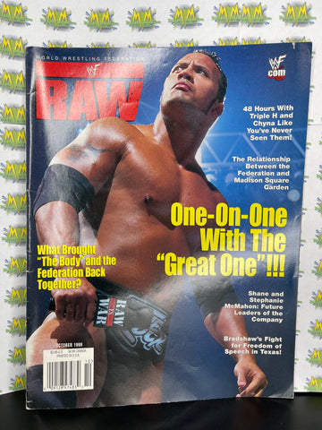 WWF Raw Magazine October 1999 The Rock