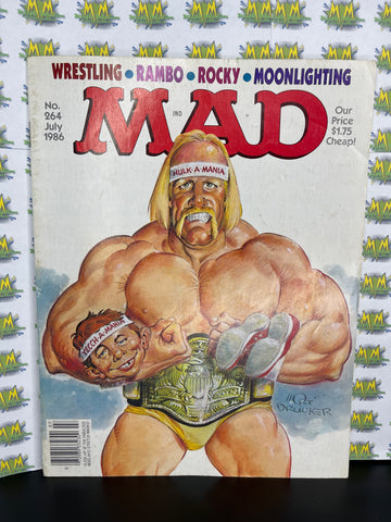 Mad Magazine No. 264 July 1986 Hulkamania