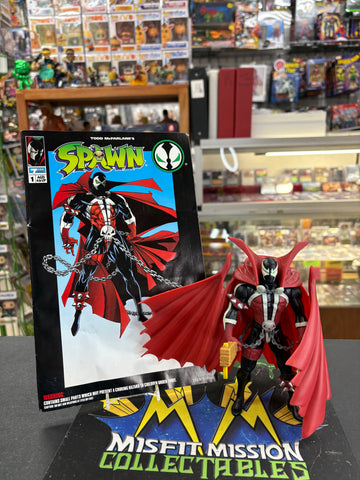 1994 McFarlane Toys Spawn Series 1 Spawn Action Figure & Comic Book