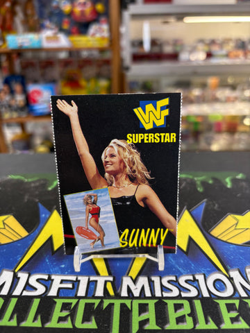 1997 WWE WWF Coliseum Video Superstar Sunny Trading Card