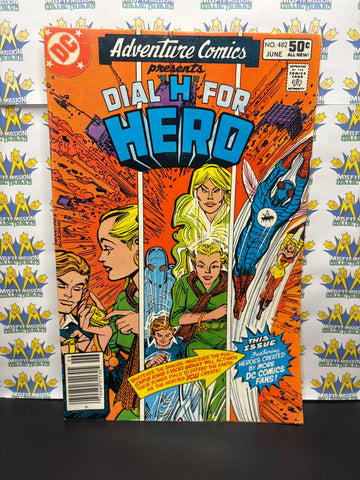 DC Comics June 1981 Adventure Comics Presents Dial H For Hero #482 Comic Book
