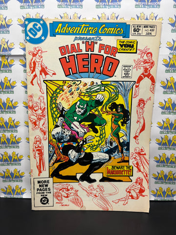 DC Comics January 1982 Adventure Comics Presents Dial H For Hero #489 Comic Book