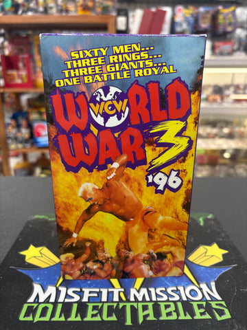 RARE WCW World War 3 ‘96 VHS Tape