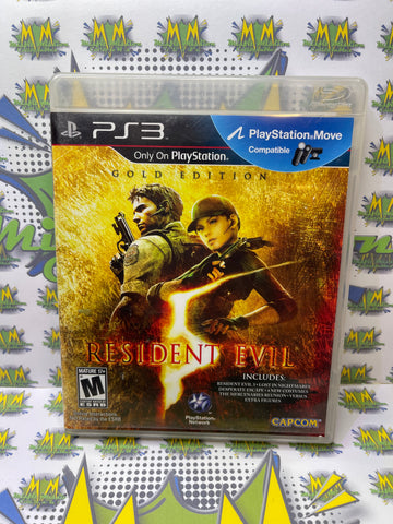 PS3 Sony Playstation Gold Edition Resident Evil 5