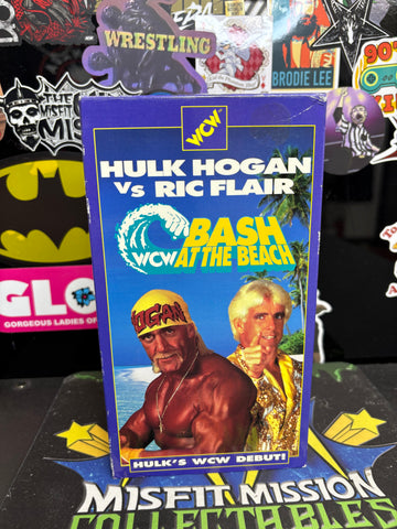 RARE WCW Bash At The Beach 1994 Hogan Vs Flair VHS Tape