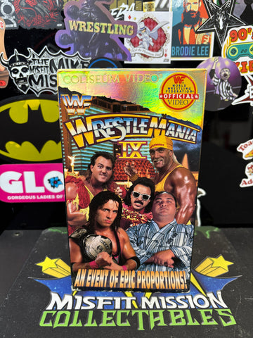 WWF WWE 1993 Wrestlemania IX VHS Tape