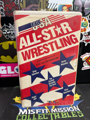 RARE Vintage 1985 USA All-Star Wrestling VHS Tape