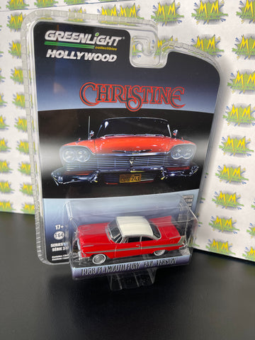 2019 Greenlight Hollywood Series 2 Christine 1958 Plymouth Fury “Evil Version” (New)