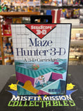 Sega Master System Maze Hunter 3-D Game (CIB)