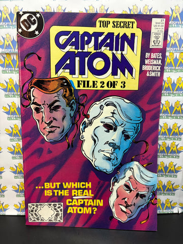 DC Comics March 1989 Captain Atom #27 Comic Book