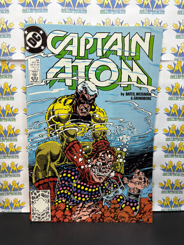 DC Comics October 1989 Captain Atom #34 Comic Book