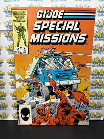 1987 Marvel Comics GI Joe Special Missions #3 Comic Books