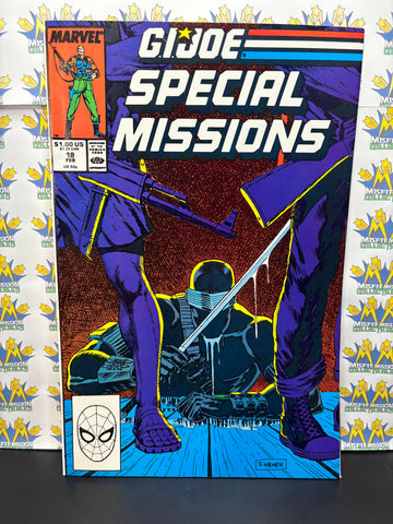 1989 Marvel Comics GI Joe Special Missions #18 Comic Books