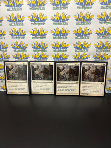Magic the Gathering: White Sorcery Righteous Charge Card Set of 4
