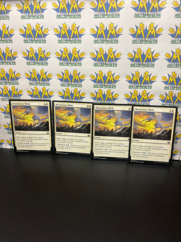 Magic the Gathering: White Instant Momentary Blink Card Set of 4