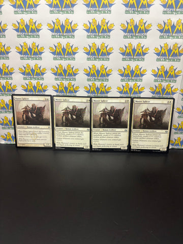 Magic the Gathering: White Creature Human Articifer Card Set of 4