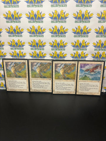 Magic the Gathering: White Summon Artifact Wild Aesthir Card Set of 4