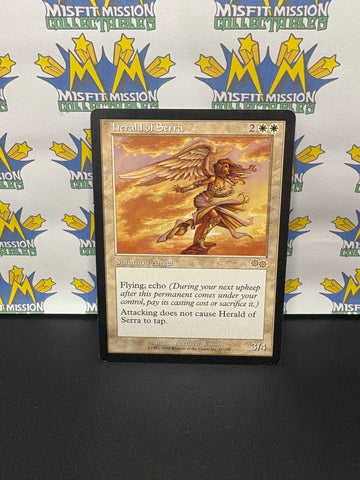 Magic the Gathering: White Summon Angel Herald of Serra Card