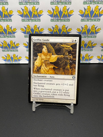 Magic the Gathering: White Enchantment Aura Griffin Guide Card