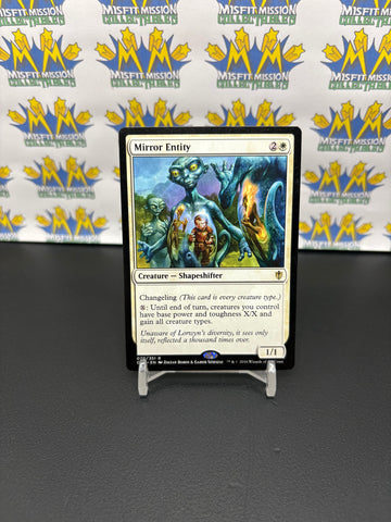 Magic the Gathering: White Creature Shapeshifter Mirror Entity Card